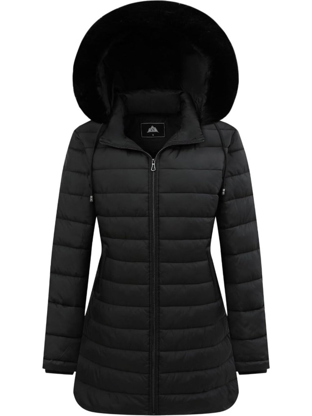 Stylish Women's Waterproof Long Hooded Down Jacket - Warm & Cozy Winter Coat